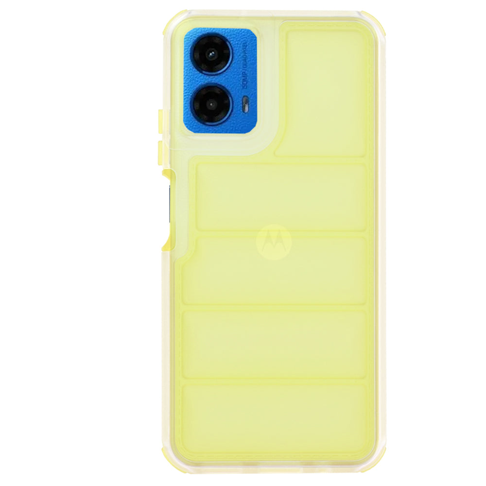 Maska za Motorola Moto G45 / G34, Techsuit, Wave Shield, Žuta