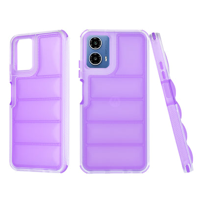 Maska za Motorola Moto G45 / G34, Techsuit, Wave Shield, Ljubičasta