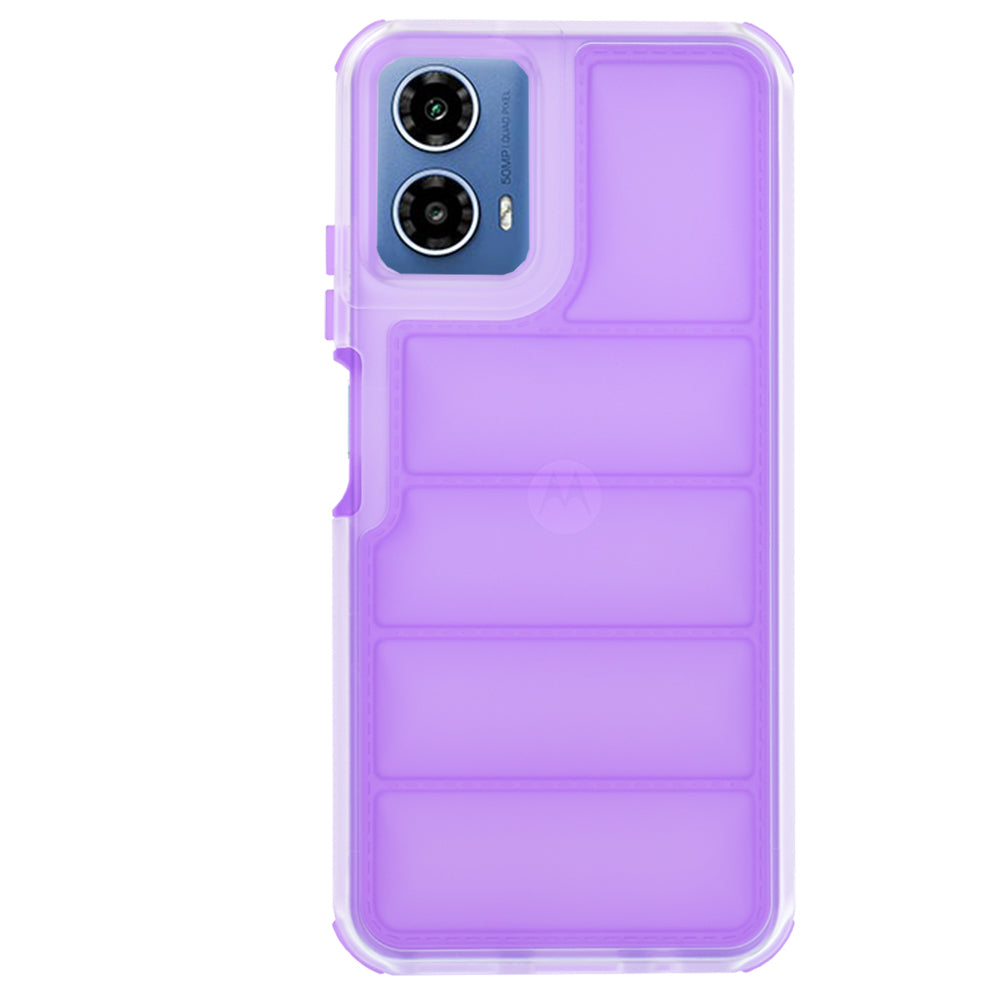 Maska za Motorola Moto G45 / G34, Techsuit, Wave Shield, Ljubičasta