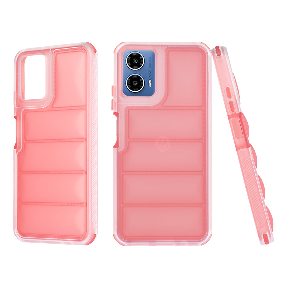 Maska za Motorola Moto G45 / G34, Techsuit, Wave Shield, Crvena