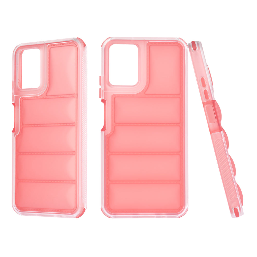 Maska za Motorola Moto G45 / G34, Techsuit, Wave Shield, Crvena