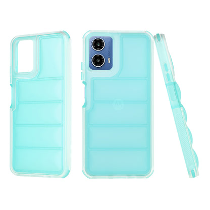 Maska za Motorola Moto G45 / G34, Techsuit, Wave Shield, Tirkizna