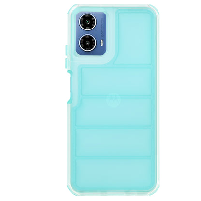 Maska za Motorola Moto G45 / G34, Techsuit, Wave Shield, Tirkizna