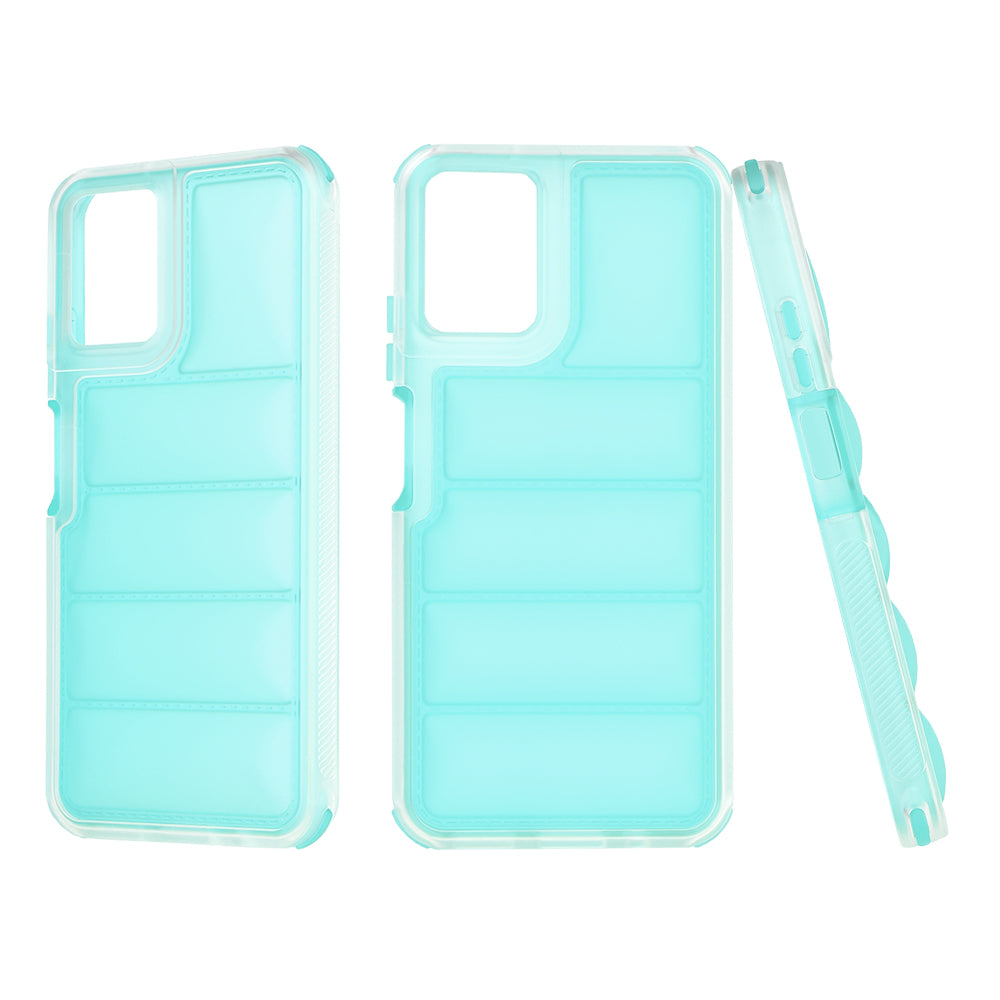 Maska za Motorola Moto G45 / G34, Techsuit, Wave Shield, Tirkizna