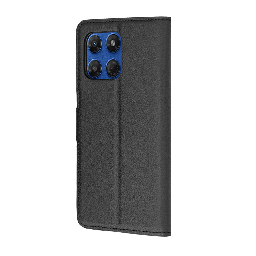 Futrola za Motorola Moto G47 / G37 Power / G37, Techsuit, Kožna Folio, Crna