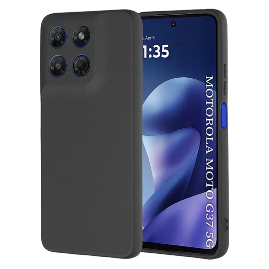 Maska za Motorola Moto G47 / G37 Power / G37, Techsuit, SoftFlex, Crna