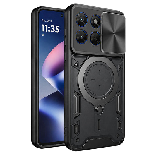 Maska za Motorola Moto G47 / G37, Techsuit, CamGuard Pro, Crna