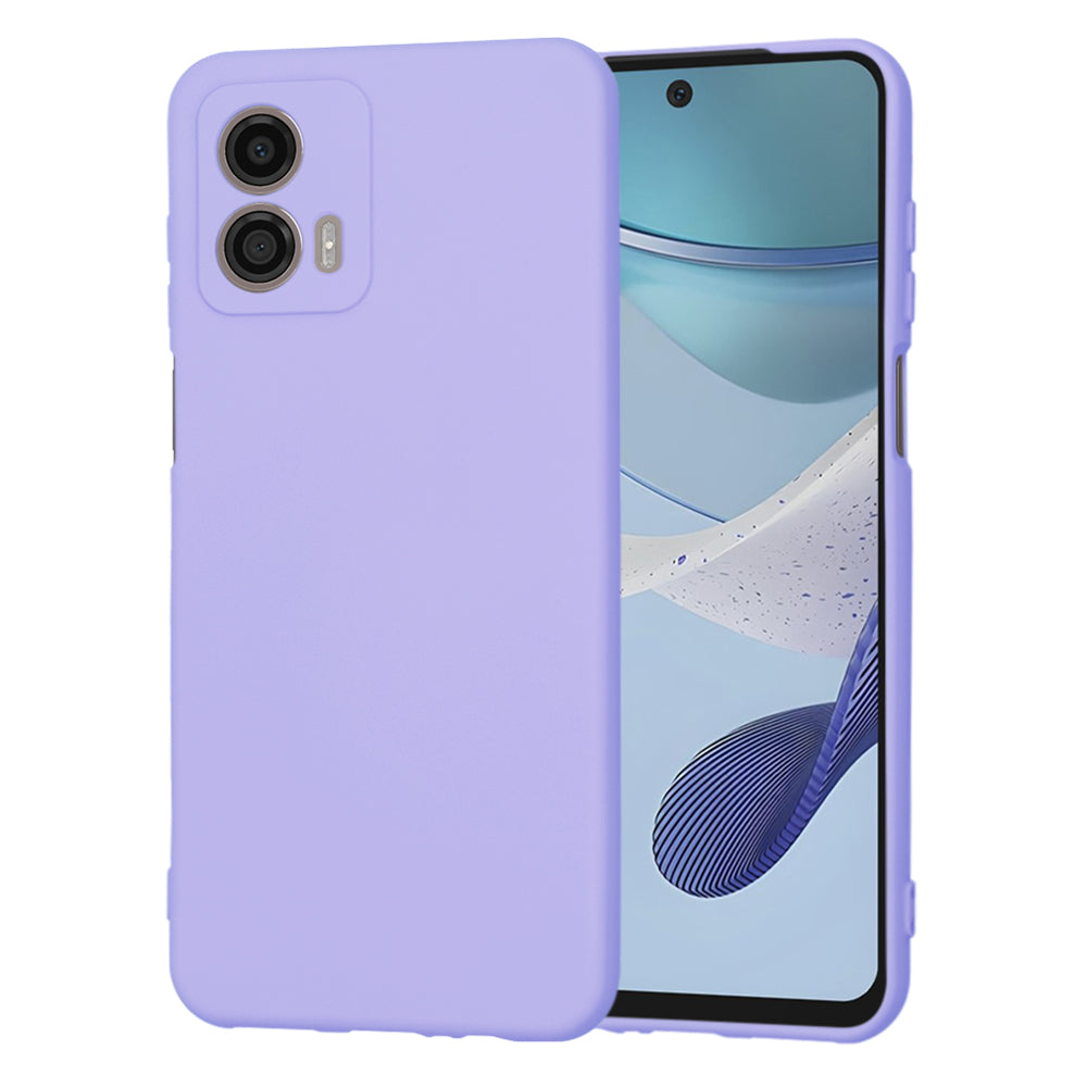 Maska za Motorola Moto G53, Techsuit, SoftFlex, Svijetlo Ljubičasta