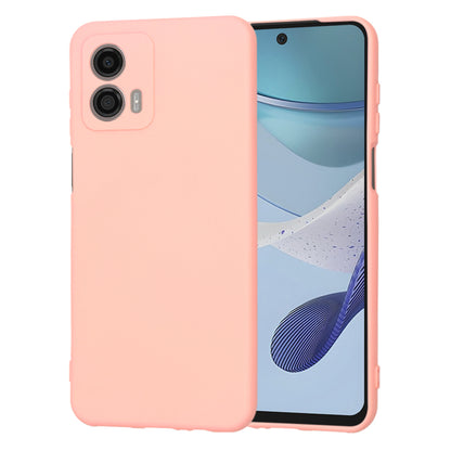 Maska za Motorola Moto G53, Techsuit, SoftFlex, Svijetlo Roza