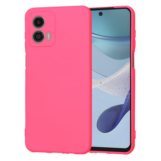 Maska za Motorola Moto G53, Techsuit, SoftFlex, Tamno Roza