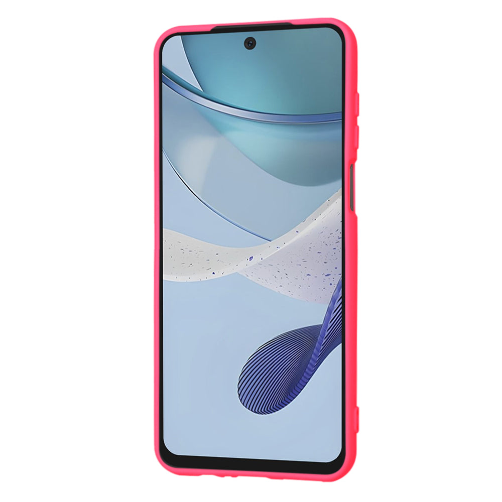 Maska za Motorola Moto G53, Techsuit, SoftFlex, Tamno Roza