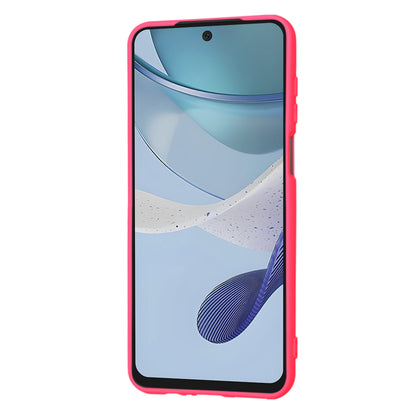 Maska za Motorola Moto G53, Techsuit, SoftFlex, Tamno Roza