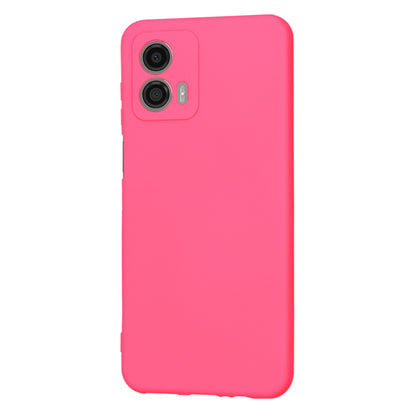 Maska za Motorola Moto G53, Techsuit, SoftFlex, Tamno Roza