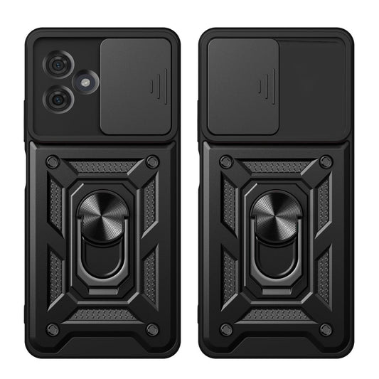 Maska za Motorola Moto G54, Techsuit, CamShield, Crna
