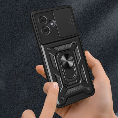 Maska za Motorola Moto G54, Techsuit, CamShield, Crna