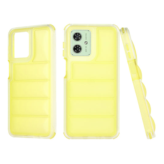 Maska za Motorola Moto G54, Techsuit, Wave Shield, Žuta