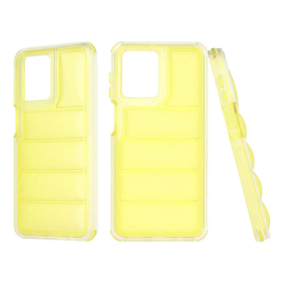 Maska za Motorola Moto G54, Techsuit, Wave Shield, Žuta