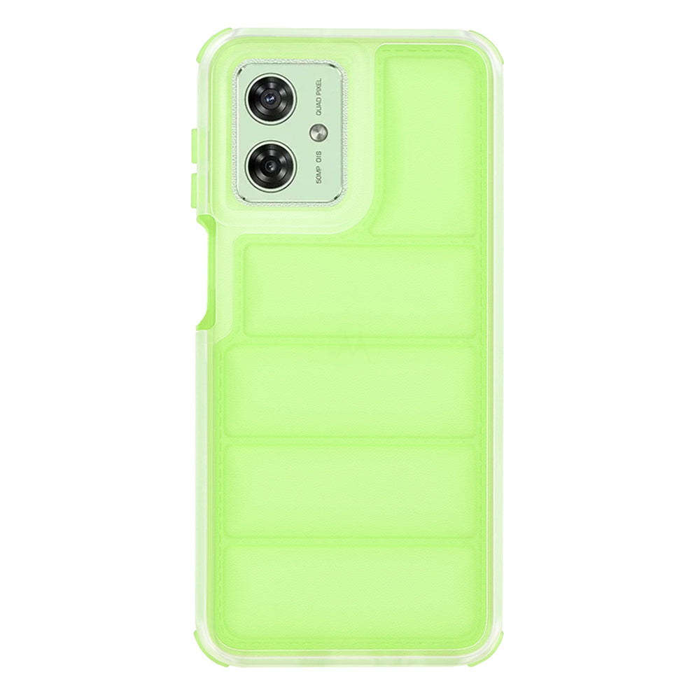 Maska za Motorola Moto G54, Techsuit, Wave Shield, Zelena