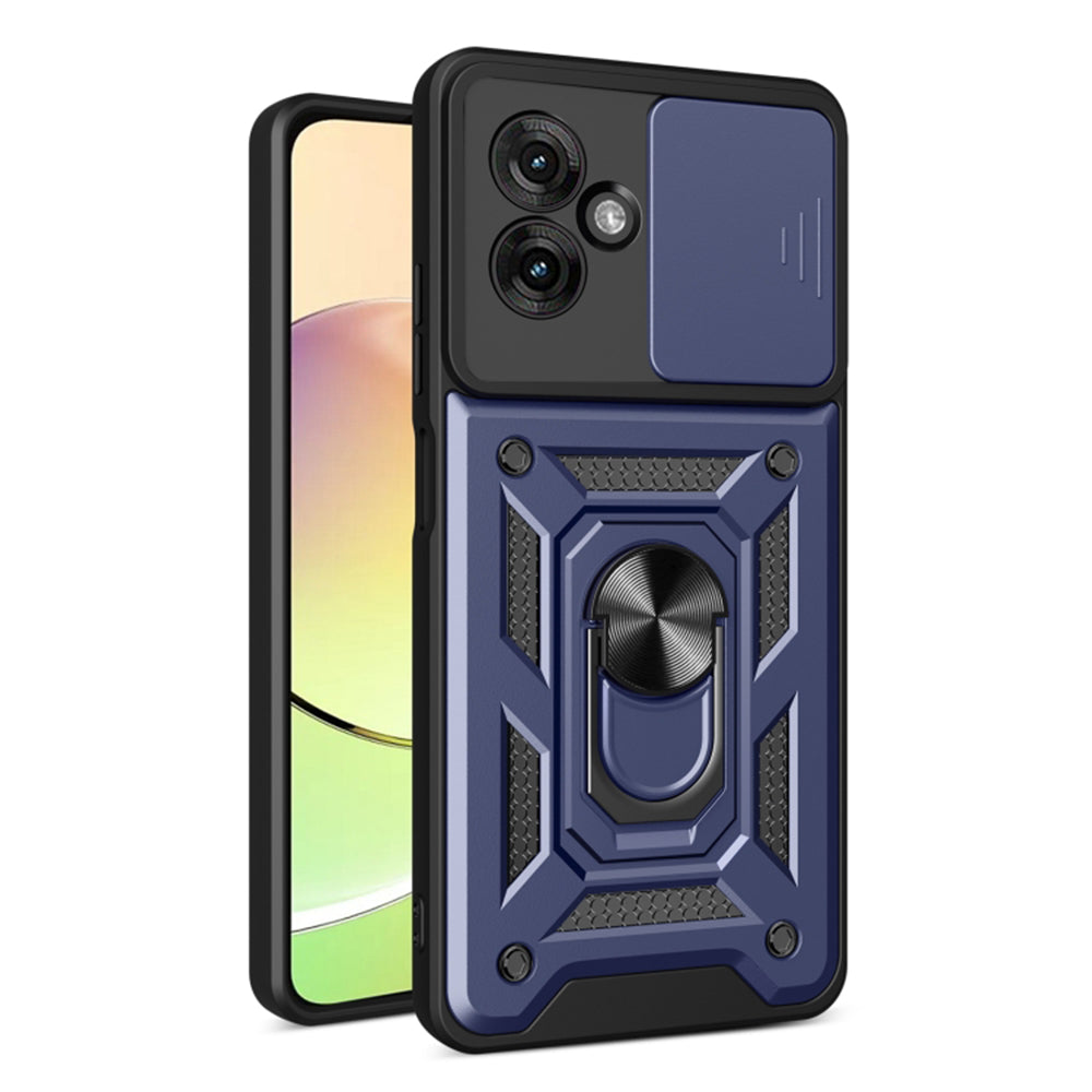 Maska za Motorola Moto G55, Techsuit, CamShield, Plava