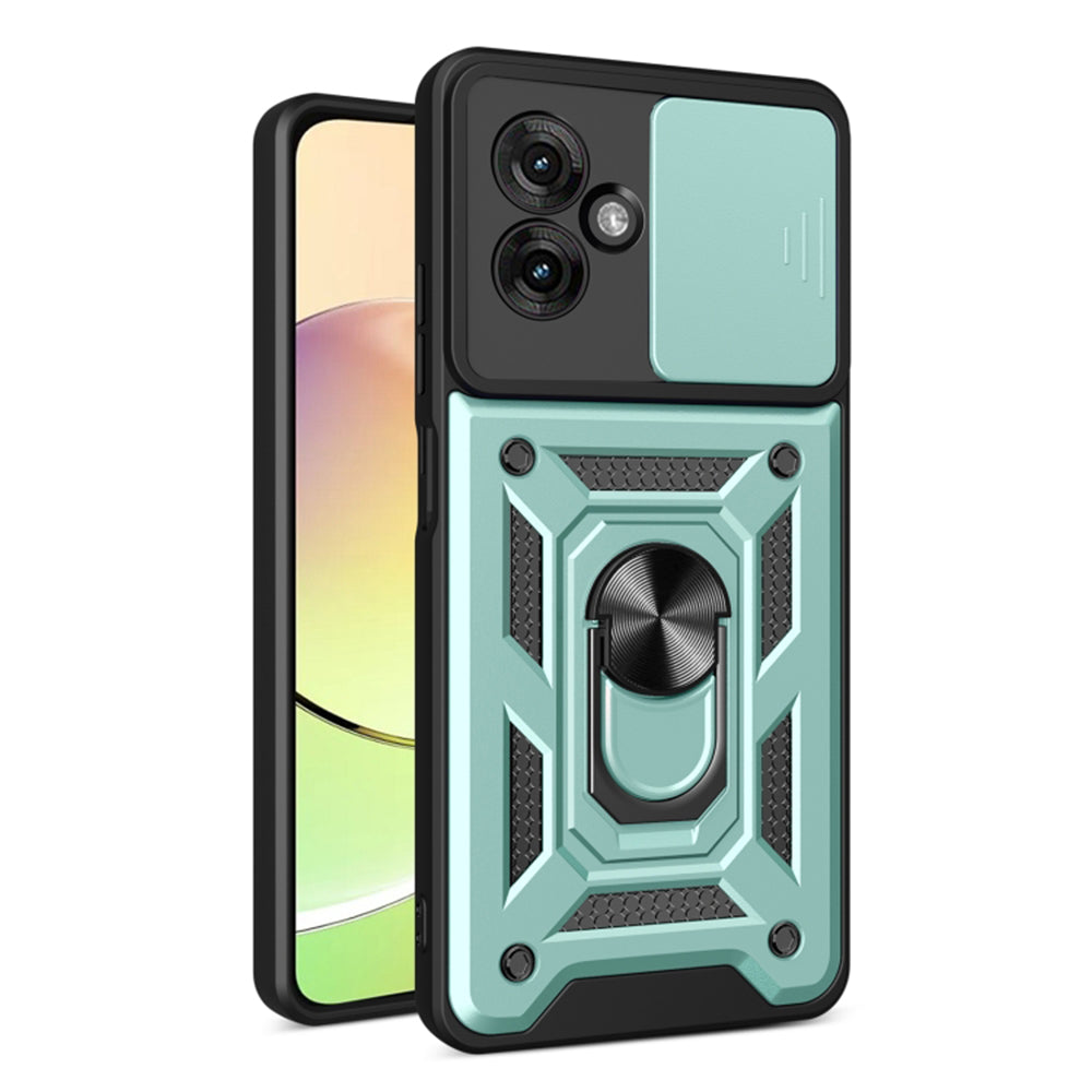 Maska za Motorola Moto G55, Techsuit, CamShield, Zelena