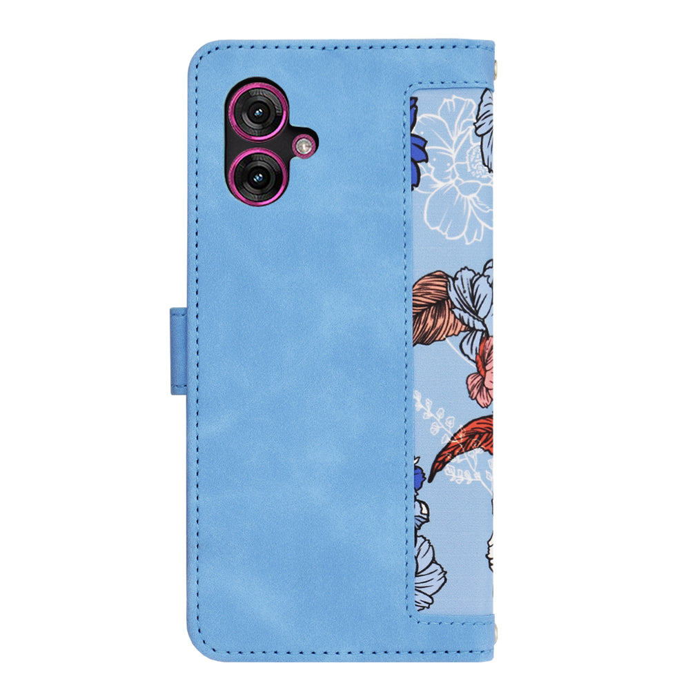 Maska za Motorola Moto G55, Techsuit, FlipCraft, Plava