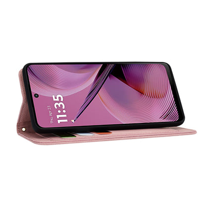 Maska za Motorola Moto G55, Techsuit, FlipCraft, Roza