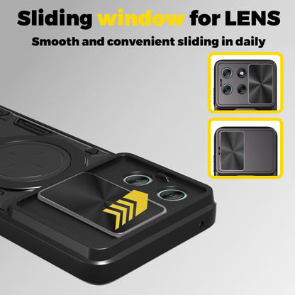 Maska za Motorola Moto G56, Techsuit, CamGuard Pro, Crna