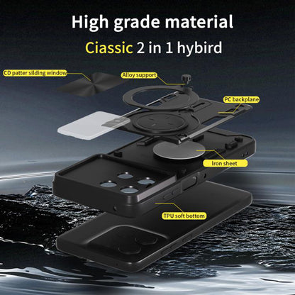 Maska za Motorola Moto G56, Techsuit, CamGuard Pro, Crna