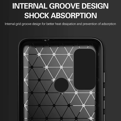 Maska za Motorola Moto G60, Techsuit, Karbon, Crna
