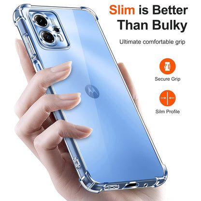 Maska za Motorola Moto G62 5G, Techsuit, Shockproof Clear, Prozirna