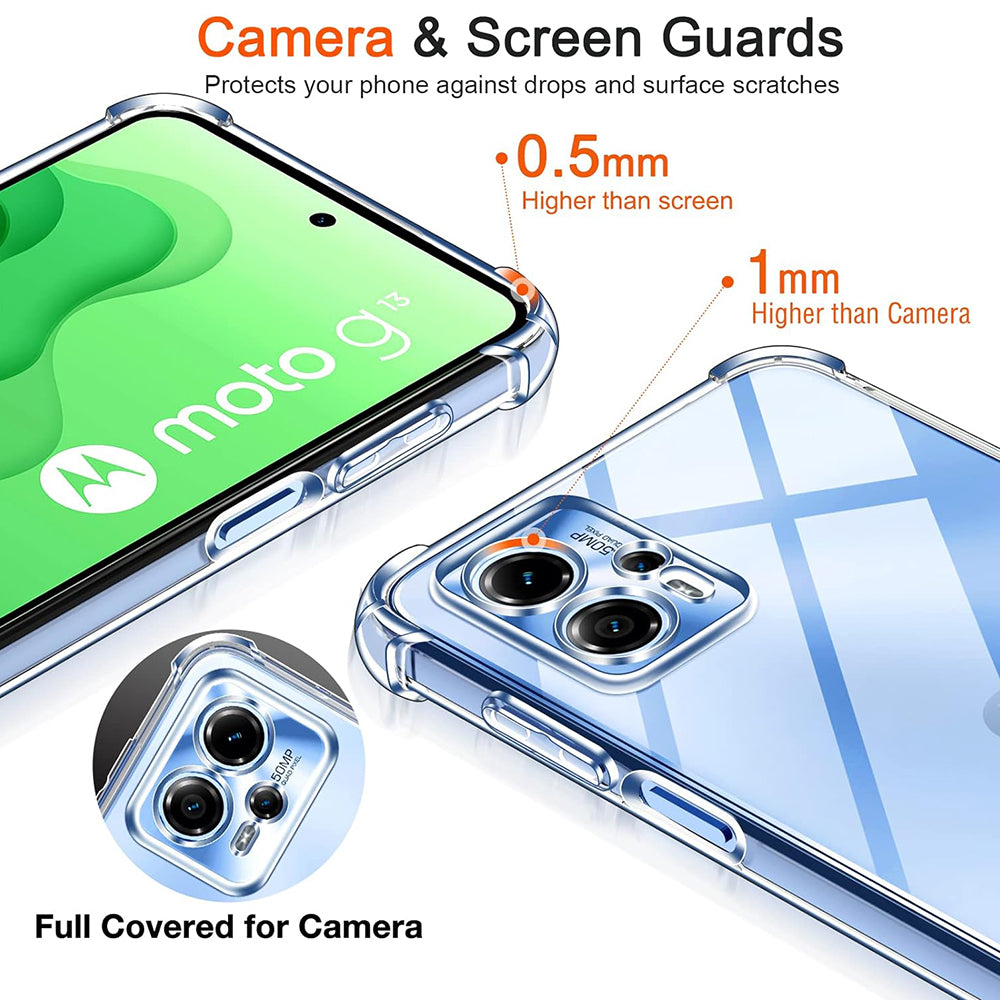 Maska za Motorola Moto G62 5G, Techsuit, Shockproof Clear, Prozirna
