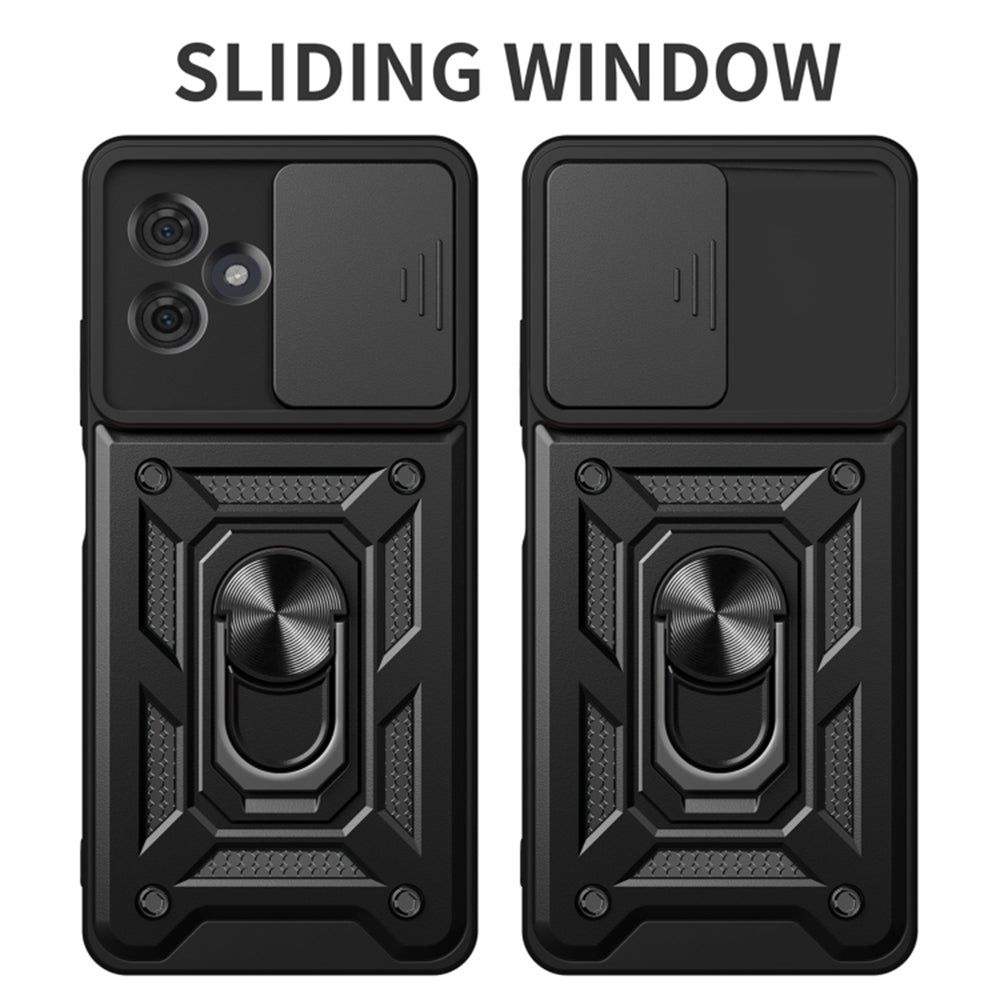 Maska za Motorola Moto G64 / G54 Power Edition, Techsuit, CamShield, Crna