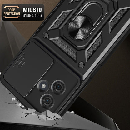 Maska za Motorola Moto G64 / G54 Power Edition, Techsuit, CamShield, Crna