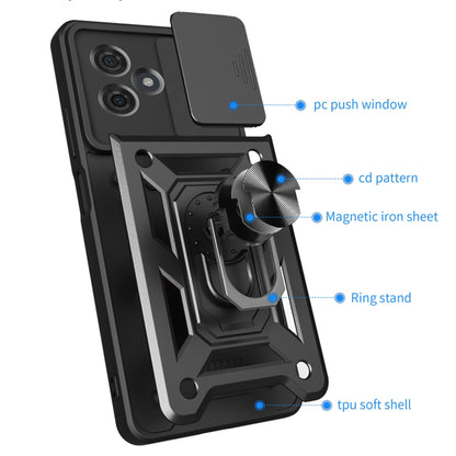 Maska za Motorola Moto G64 / G54 Power Edition, Techsuit, CamShield, Crna
