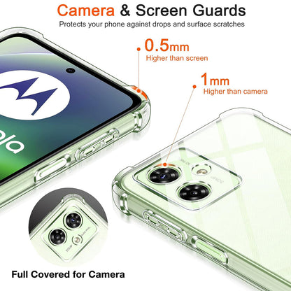 Maska za Motorola Moto G64 / G54 Power Edition, Techsuit, Otporna na udarce, Prozirna