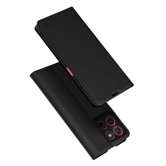 Futrola za Motorola Moto G67 Power / G57 Power, Techsuit, Magskin Book, Crna