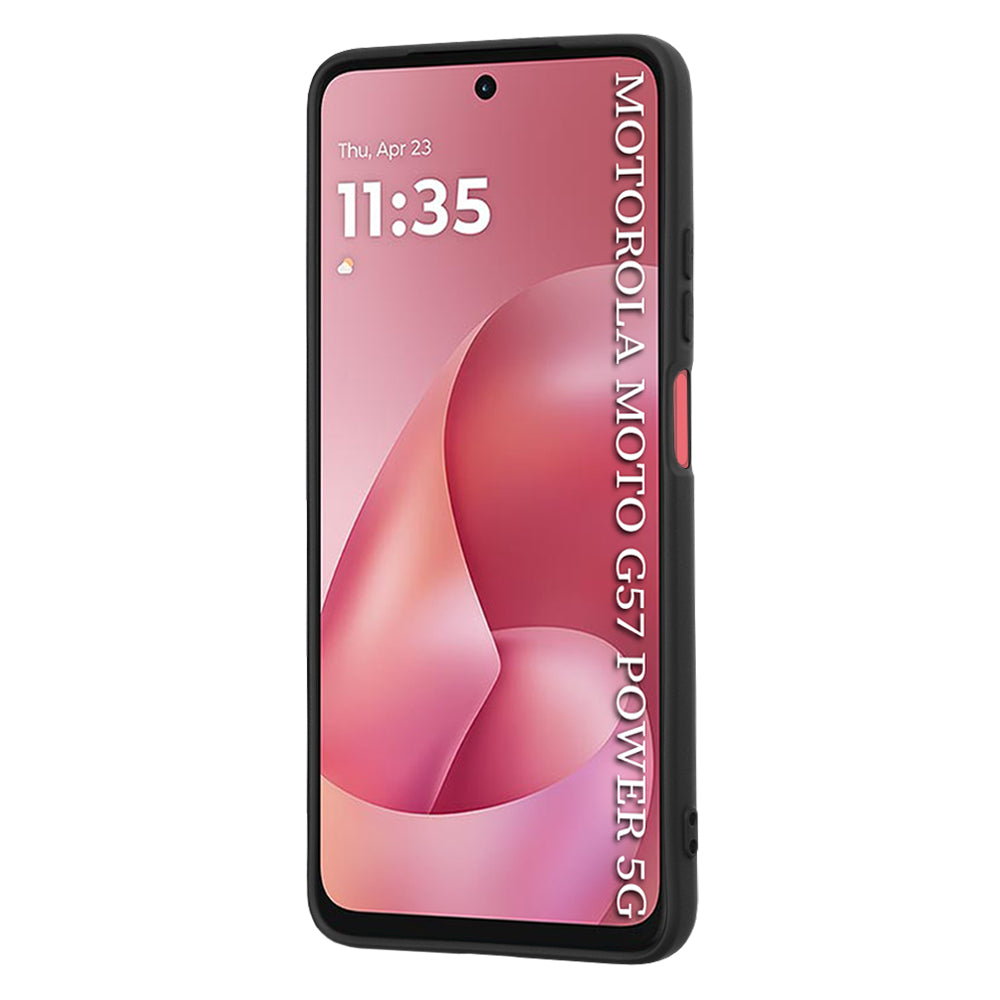 Futrola za Motorola Moto G67 Power / G57 Power, Techsuit, SoftFlex, Crna