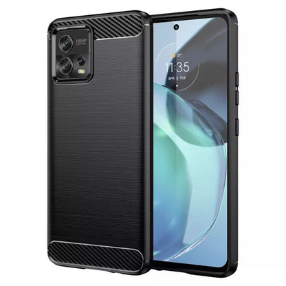 Maska za Motorola Moto G72, Techsuit, Karbon, Crna
