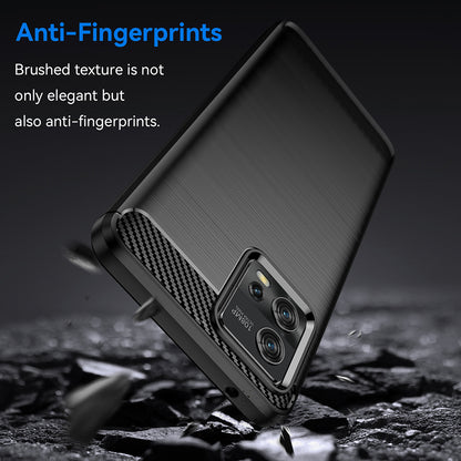Maska za Motorola Moto G72, Techsuit, Karbon, Crna