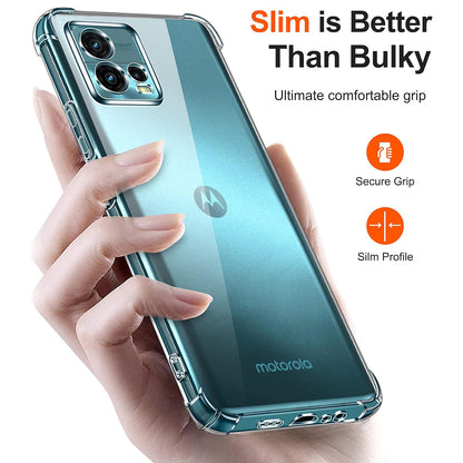 Maska za Motorola Moto G72, Techsuit, Shockproof Clear, Prozirna