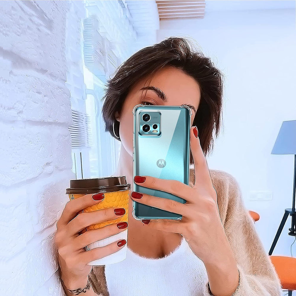 Maska za Motorola Moto G72, Techsuit, Shockproof Clear, Prozirna