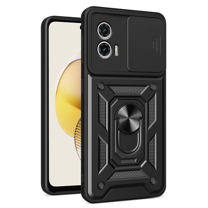 Maska za Motorola Moto G73, Techsuit, CamShield, Crna