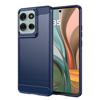 Maska za Motorola Moto G75, Techsuit, Karbon, Plava