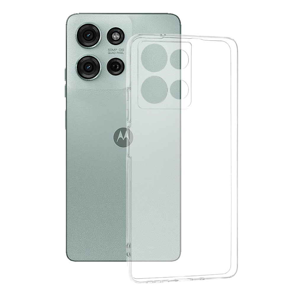 Maska za Motorola Moto G75, Techsuit, Clear, Prozirna