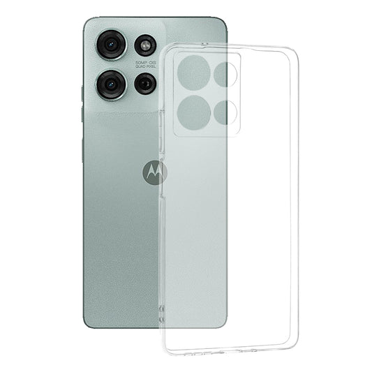 Maska za Motorola Moto G75, Techsuit, Clear, Prozirna
