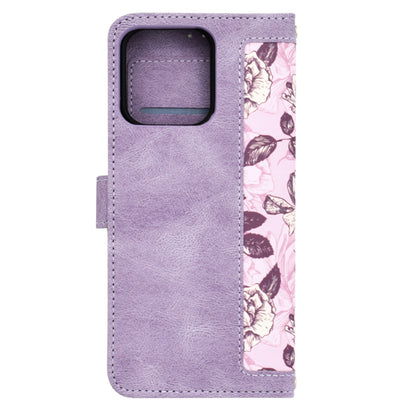 Futrola za Motorola Moto G75, Techsuit, FlipCraft, Ljubičasta