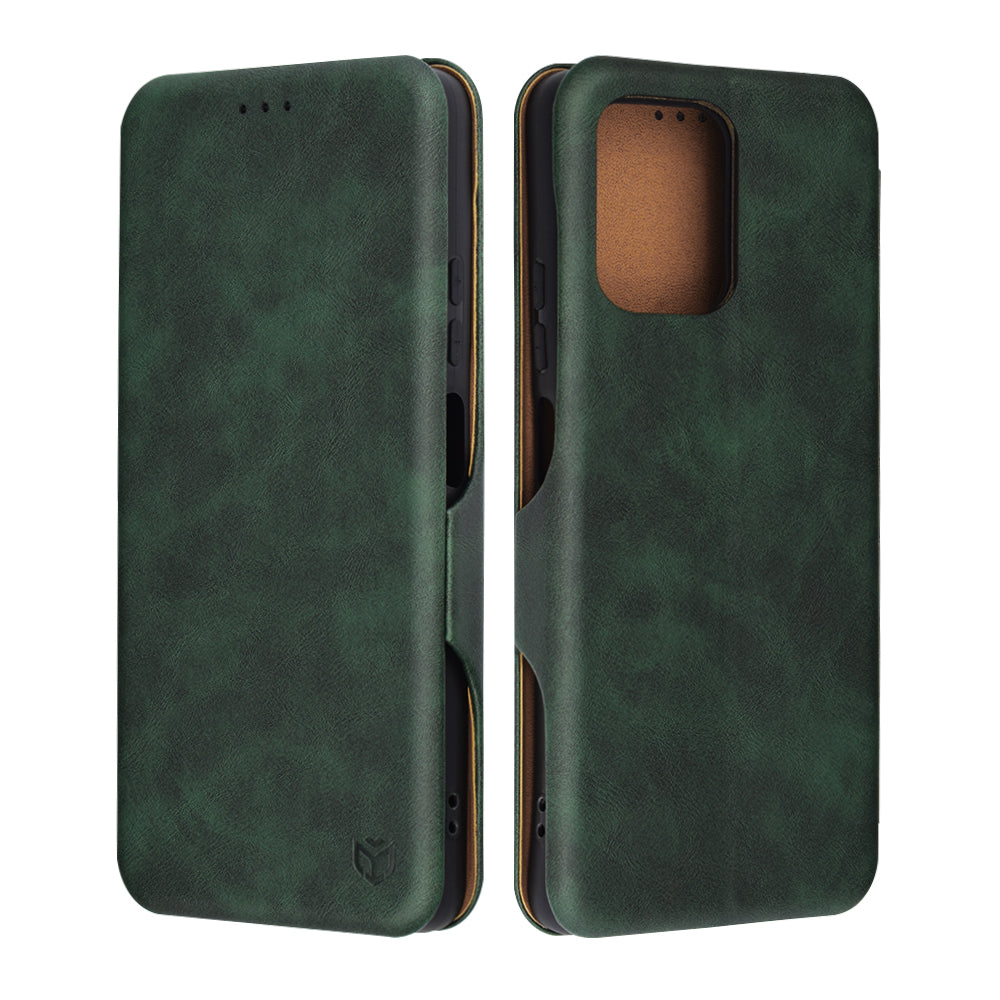 Futrola za Motorola Moto G75, Techsuit, Safe Wallet Plus, Zelena