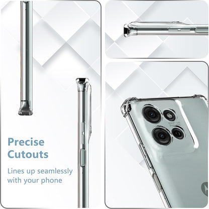 Maska za Motorola Moto G75, Techsuit, Shockproof Clear, Prozirna