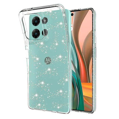 Maska za Motorola Moto G75, Techsuit, SparkleSkin, Prozirna