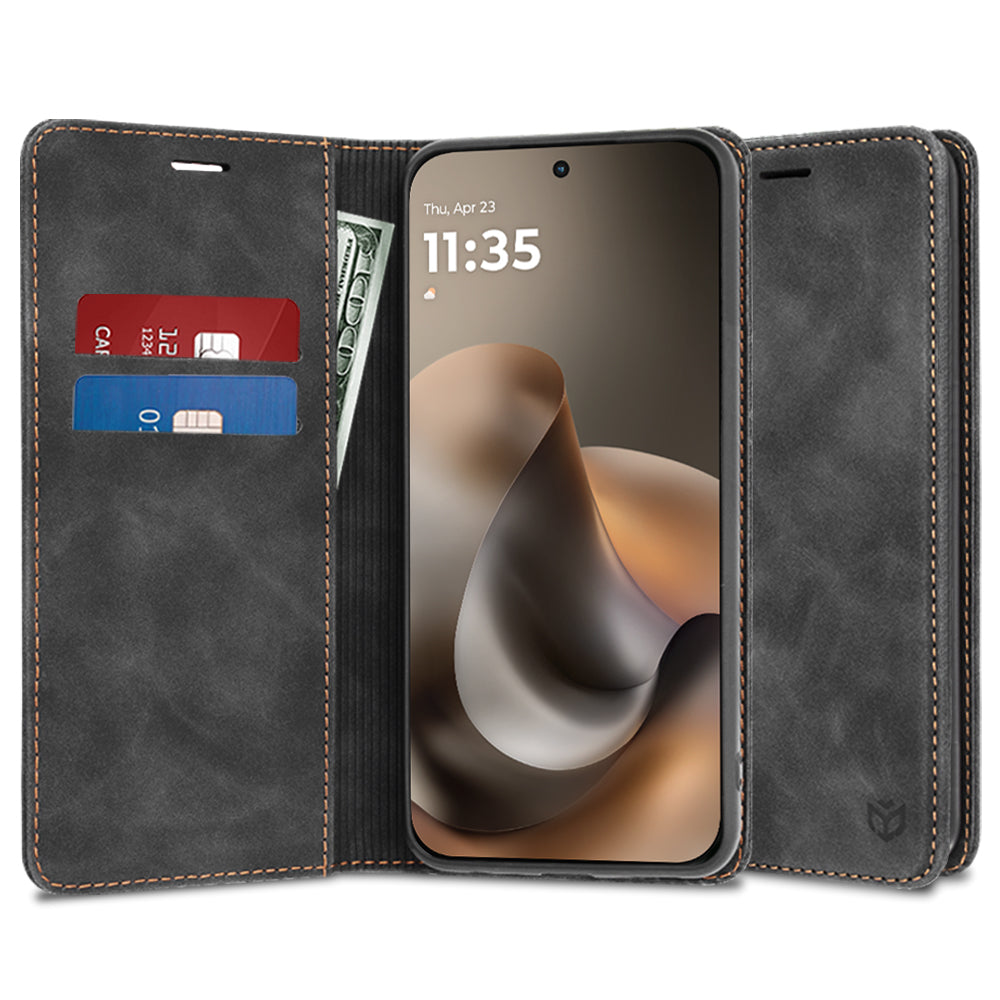 Futrola za Motorola Moto G77 / G67, Techsuit, Confy, Crna